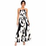 Women's Halter Neck Maxi Dress