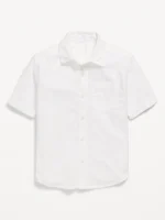 Short-Sleeve Pocket Oxford Shirt for Boys - Image 7
