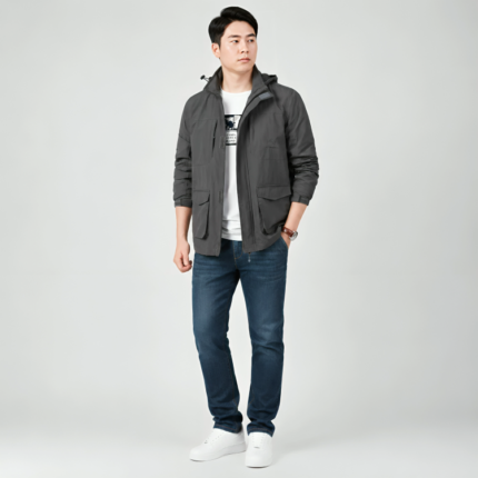 Men's Lightweight Hooded Jacket